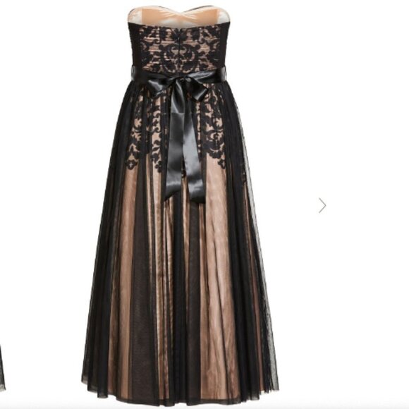 City Chic Embroidered Tulle Maxi Dress - Picture 3 of 12